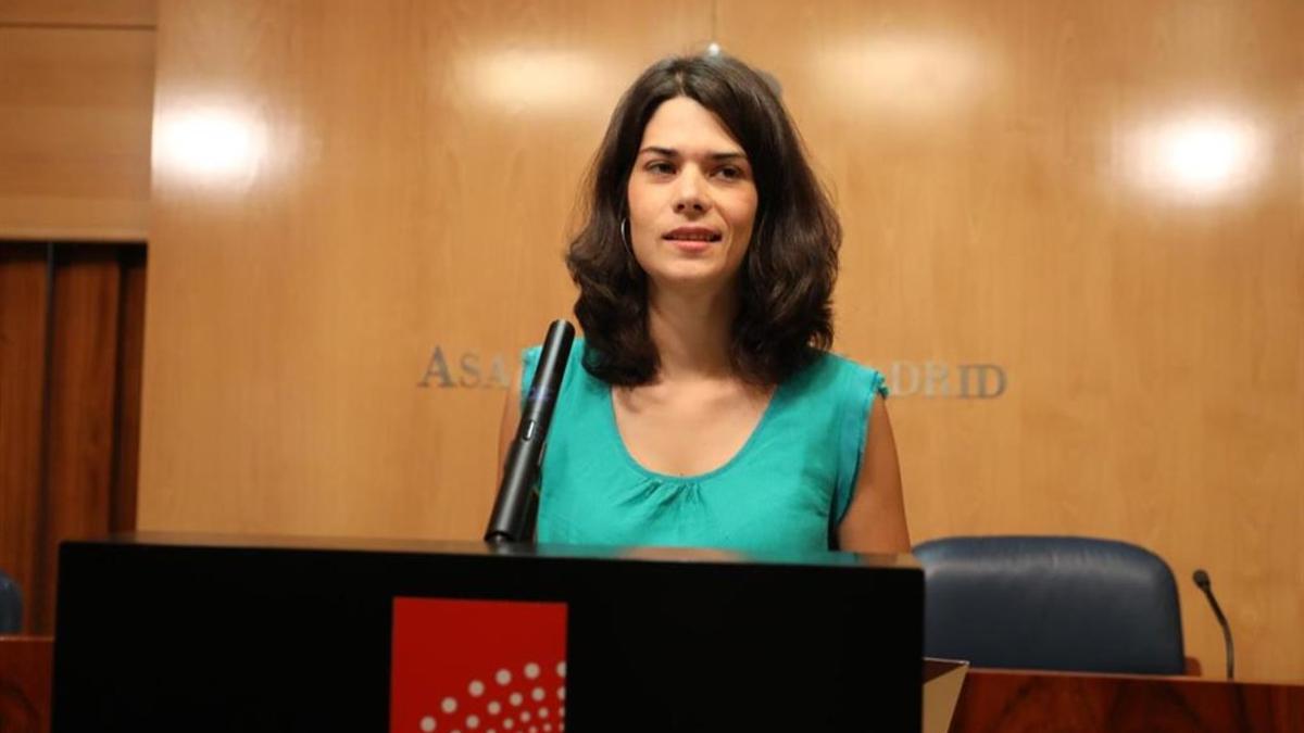 Isa Serra, portavoz de Unidas Podemos en la Asamblea de Madrid