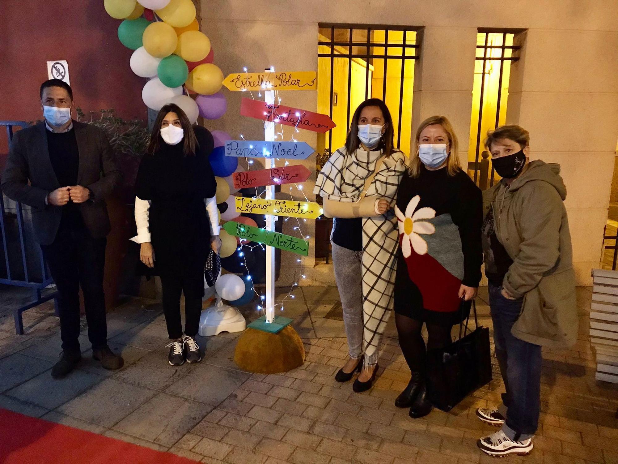 Carmen Hernández en la casa de la Navidad de Telde