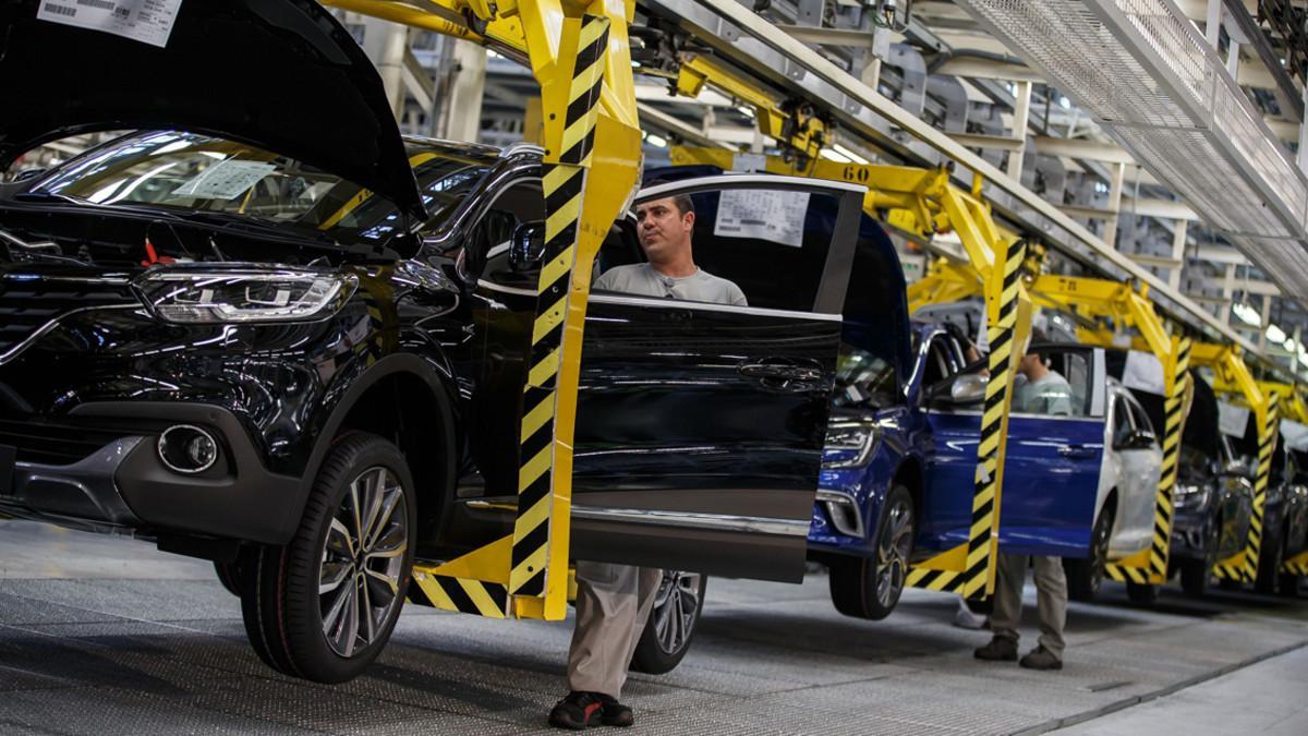 La planta de montaje de Renault en Palencia.