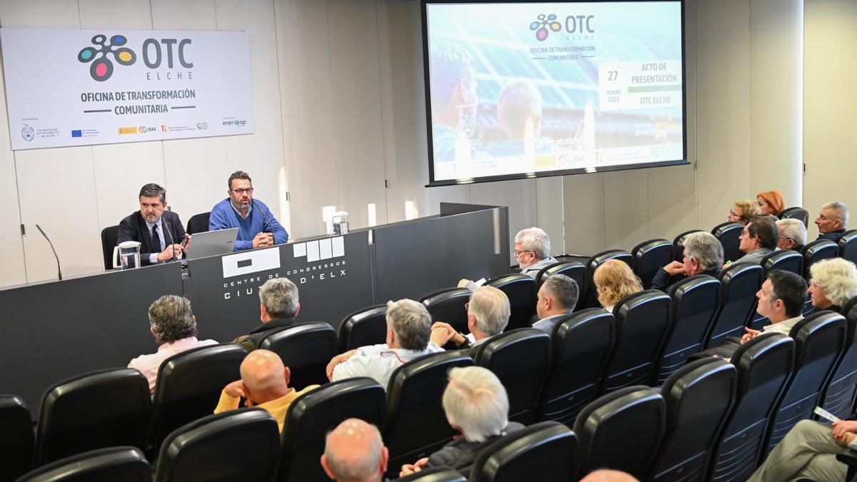 Presentación este jueves de la Oficina de Transformación Comunitaria de Elche