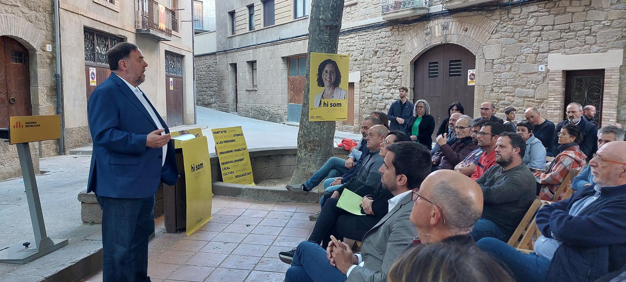 Junqueras apadrina els candidats d'ERC al Solsonès