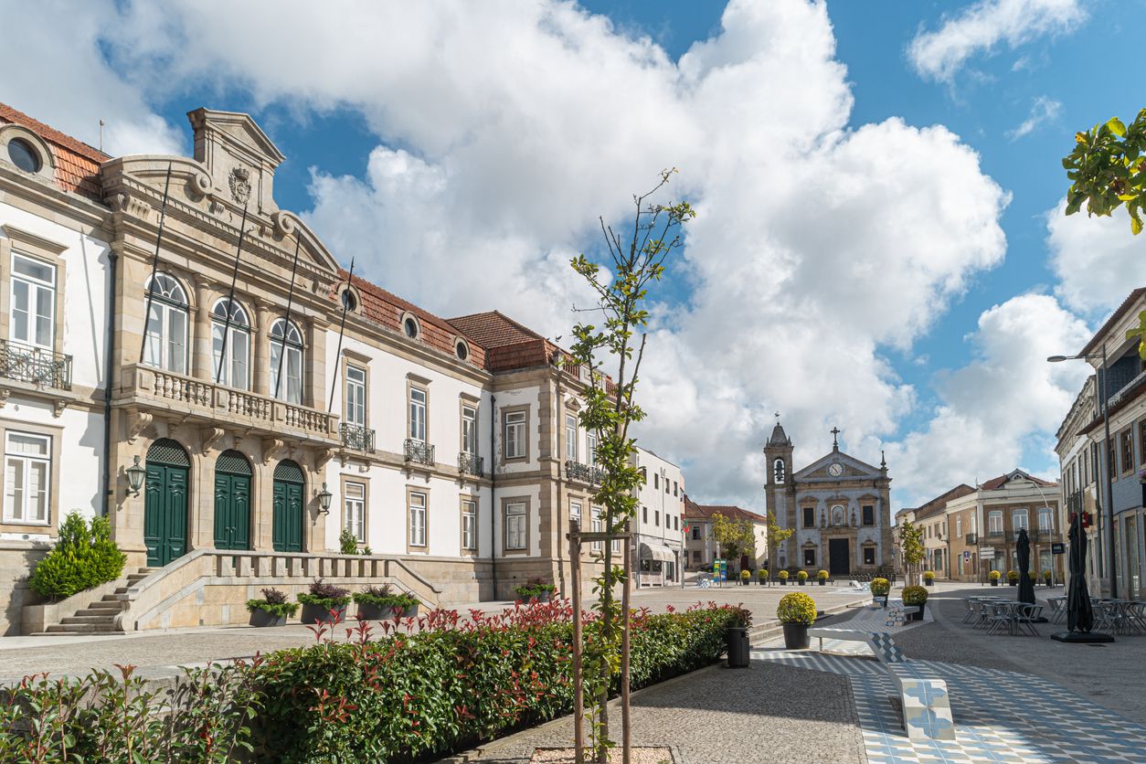 Praça da Republica en Ovar.