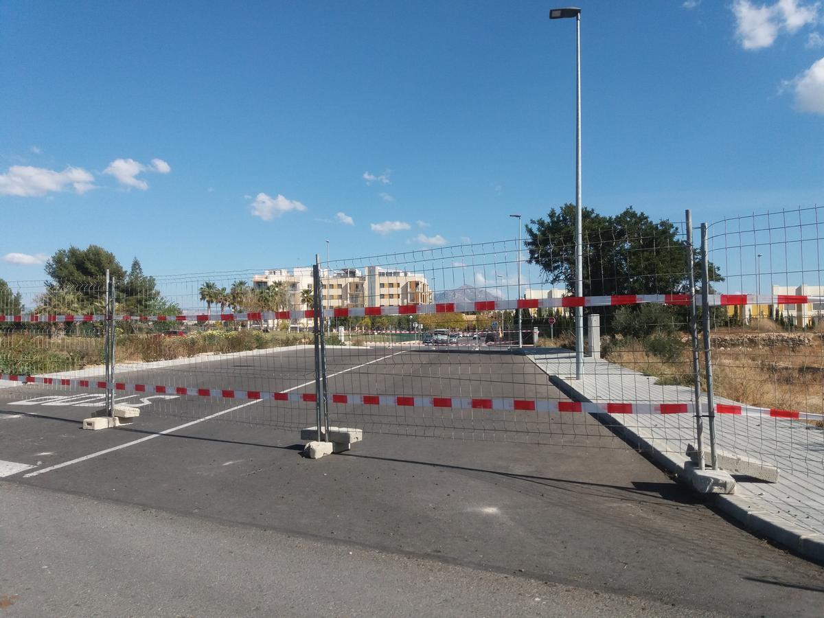 La calle permanece cerrada desde 2019