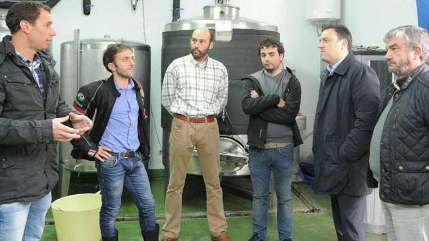 Visita a las Bodegas Beade, en Paderne.