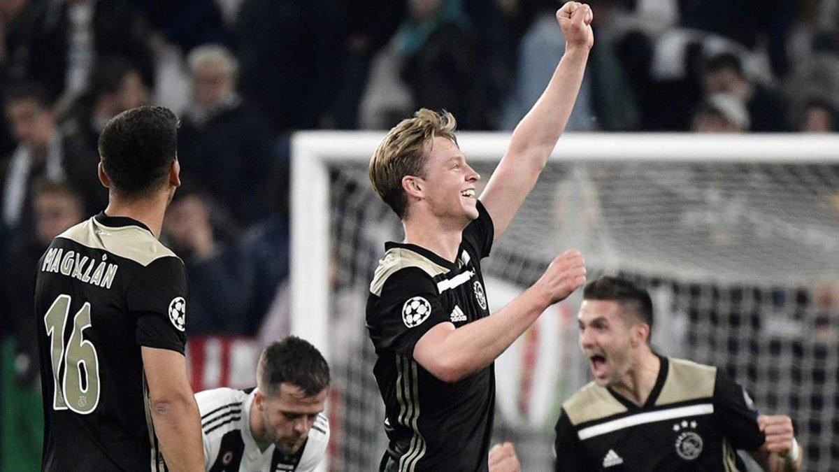 De Jong, feliz tras eliminar a la Juventus