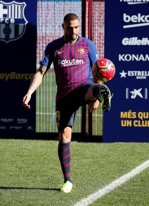 FC Barcelona presents new signing Kevin-Prince ...