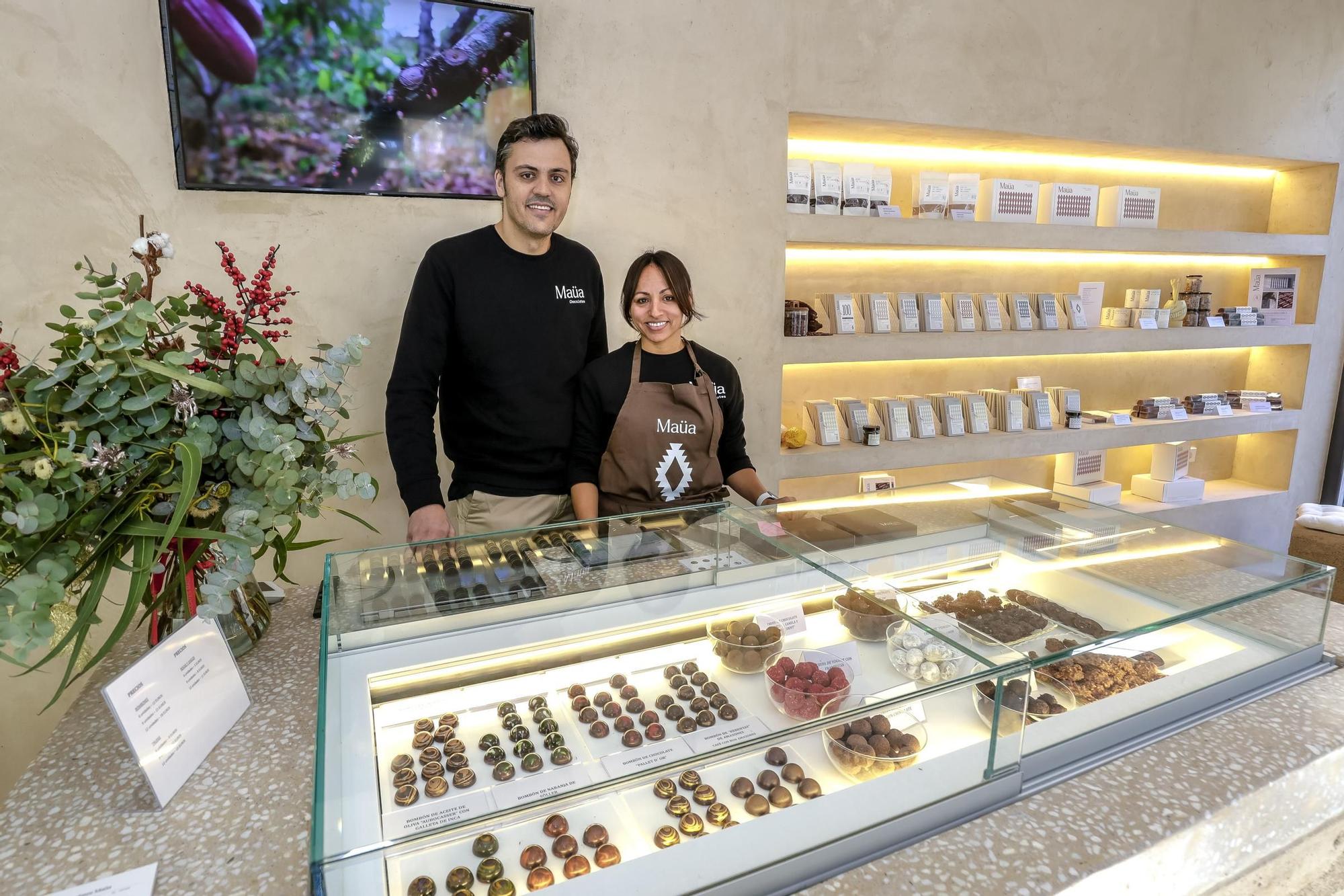 La tienda y fábrica de chocolate Maüa abre en la calle Blanquerna de Palma