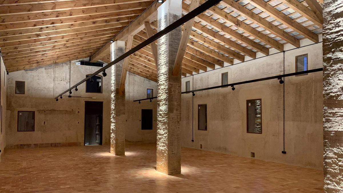 Uno de los espacios rehabilitados de l’Alqueria del Pi.