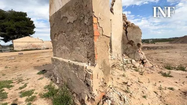 Esto lo que queda de la hacienda de Lo Reche en Los Montesinos: la Generalitat y el Ayuntamiento autorizan un hotel con spa y restaurante