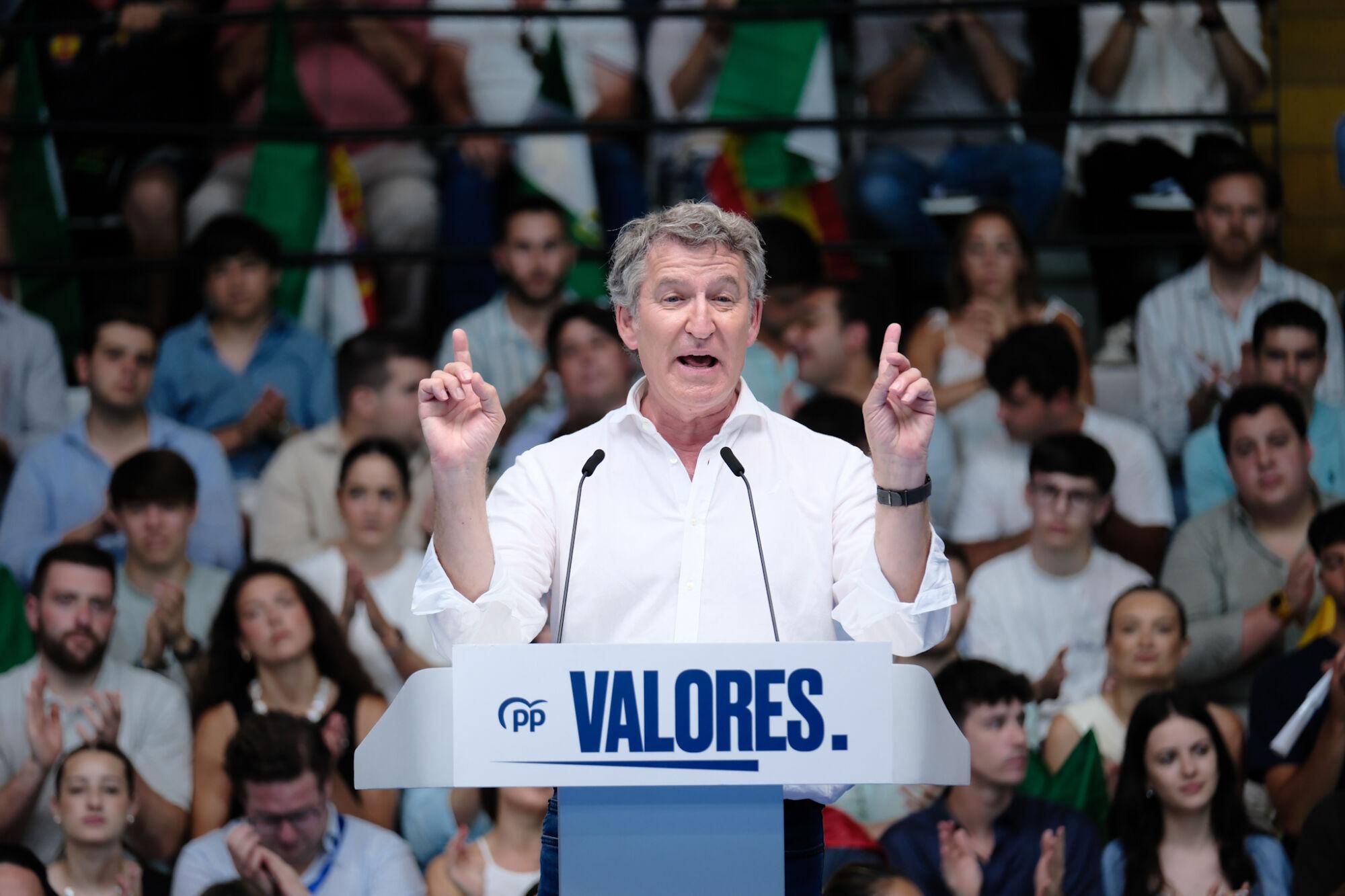 Mitin del Partido Popular en Málaga