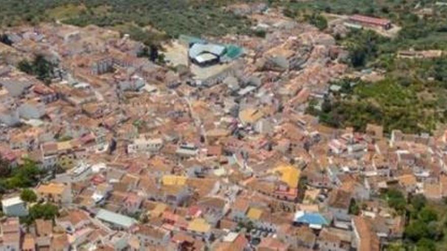 Una imagen aérea del municipio de Periana.