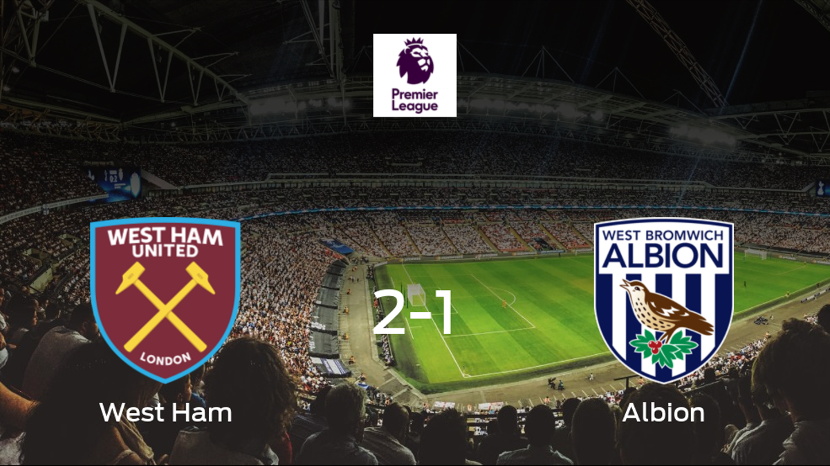 El West Ham gana 2-1 en casa al West Bromwich Albion