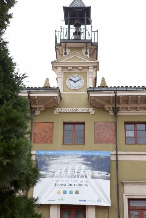 El reloj del Ayuntamiento de Langreo