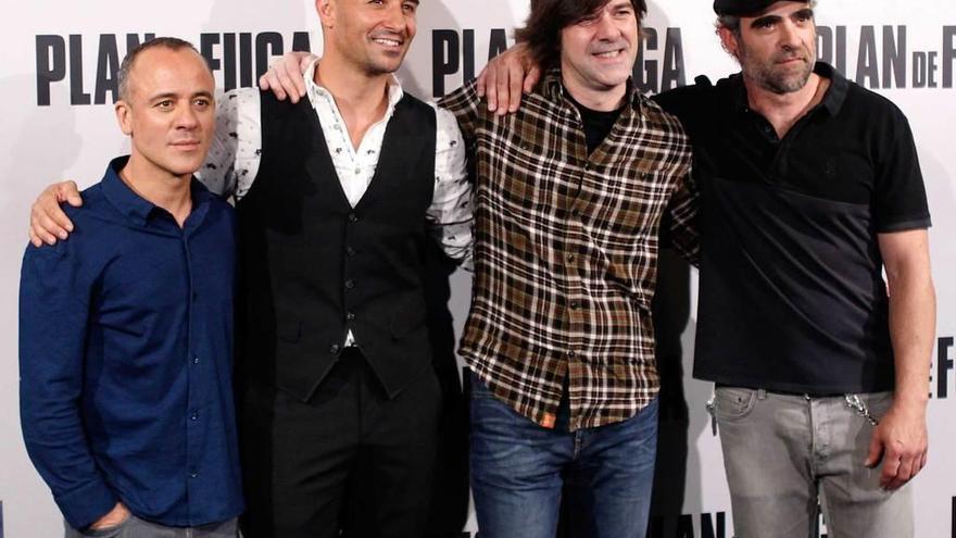 Gutiérrez, Alain Hernández, el director Iñaki Dorronsoro y Luis Tosar.