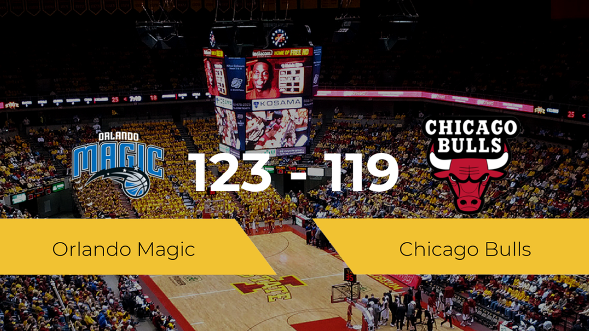 Orlando Magic derrota a Chicago Bulls (123-119)