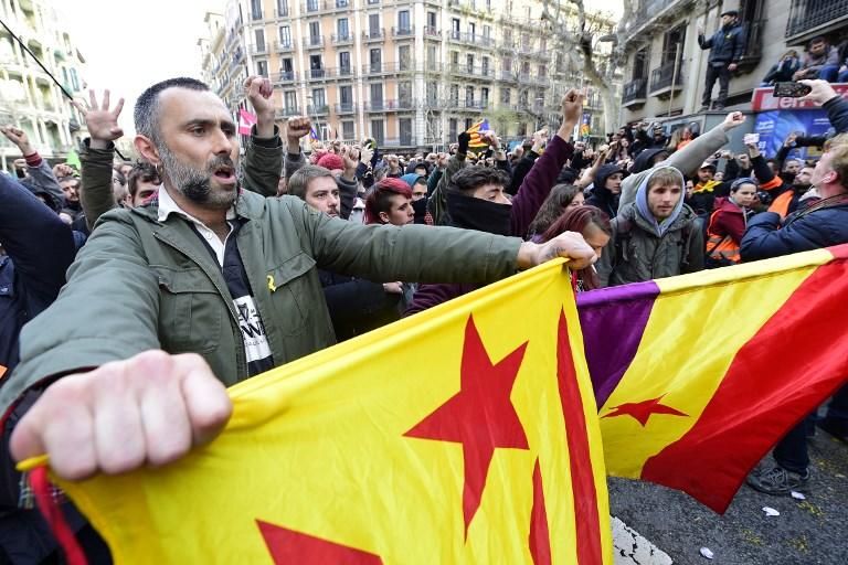 Miles de manisfestantes en Bélgica y Cataluña en protesta por la detención de Puigdemont