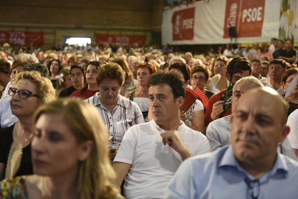 Mitin de Pedro Sánchez en Murcia