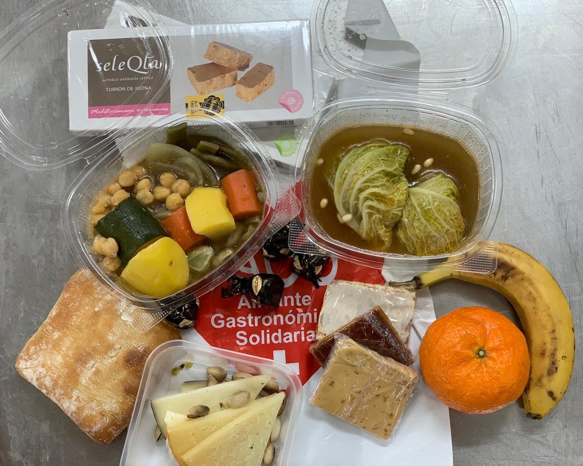 Uno de los menús completos que entregará Alicante Gastronómica