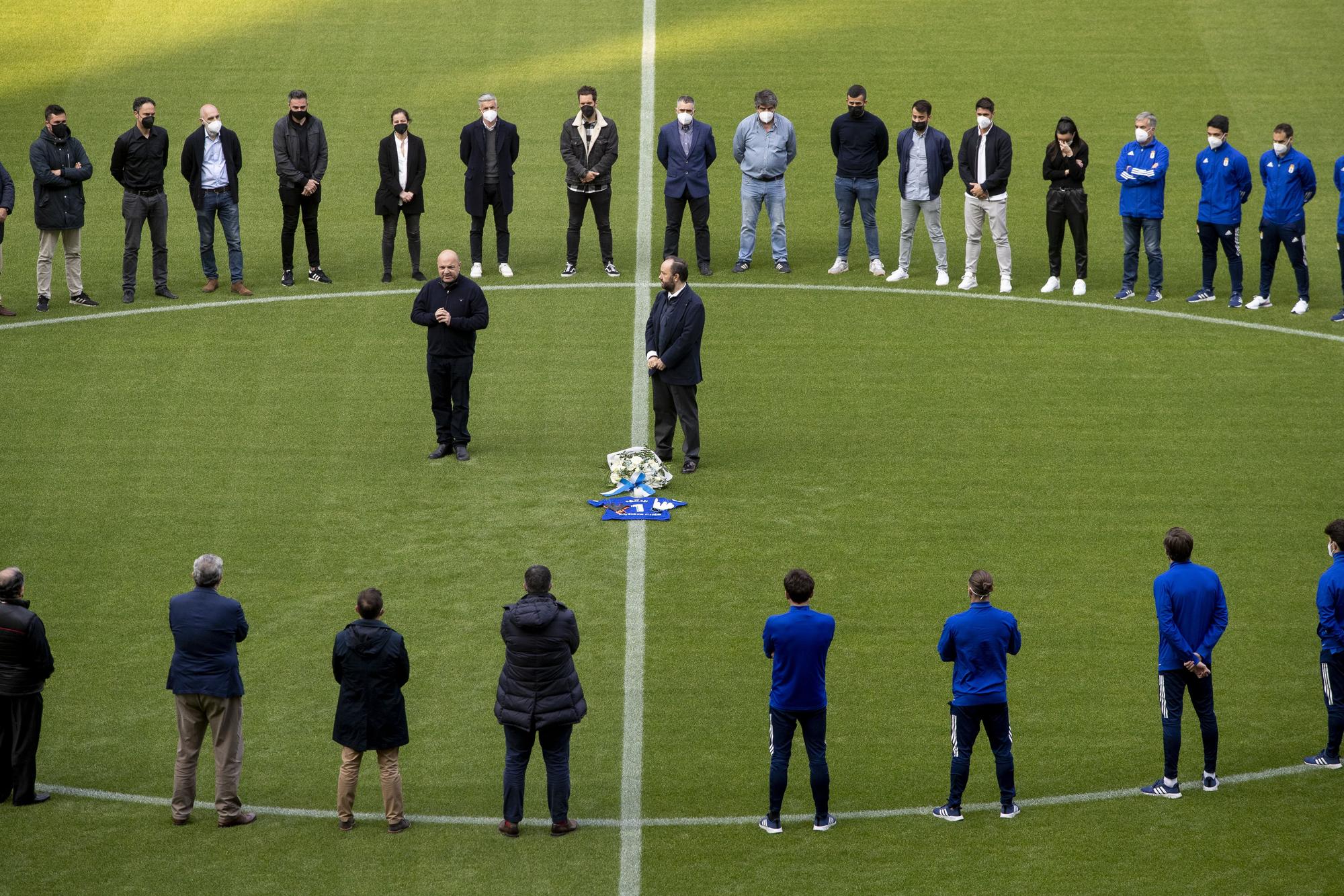 Las imágenes el homenaje a Arnau en el Tartiere