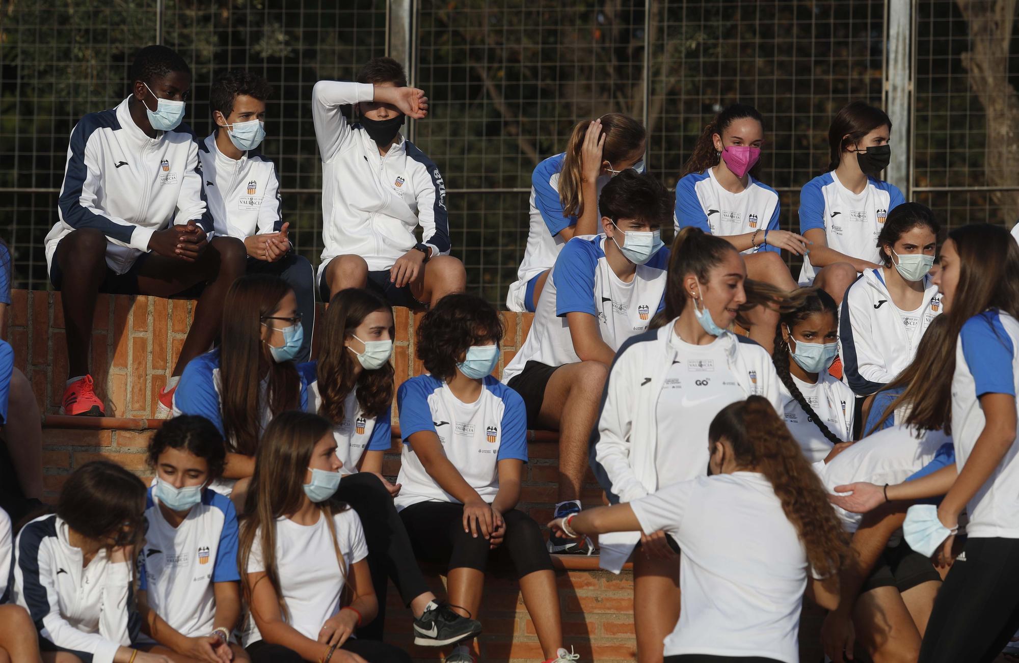 Presentación  de la escuela del Valencia Club Atletismo