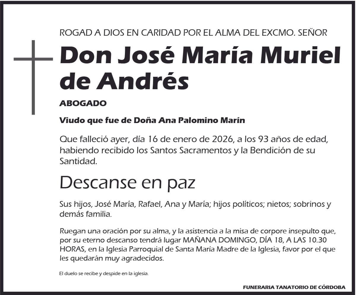 José María Muriel de Andrés