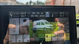 Hasta 45ºC en el interior de las ambulancias