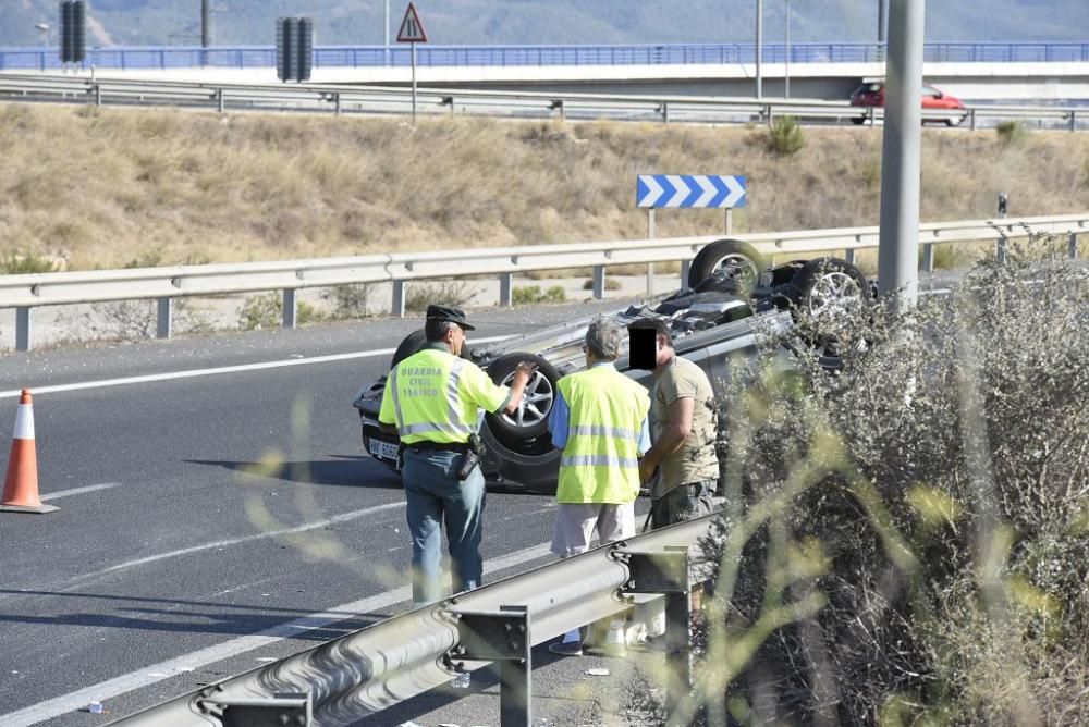 Cuatro heridos en un accidente en la A7