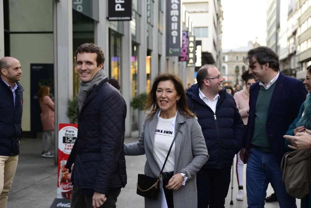 Visita de Pablo Casado a A Coruña