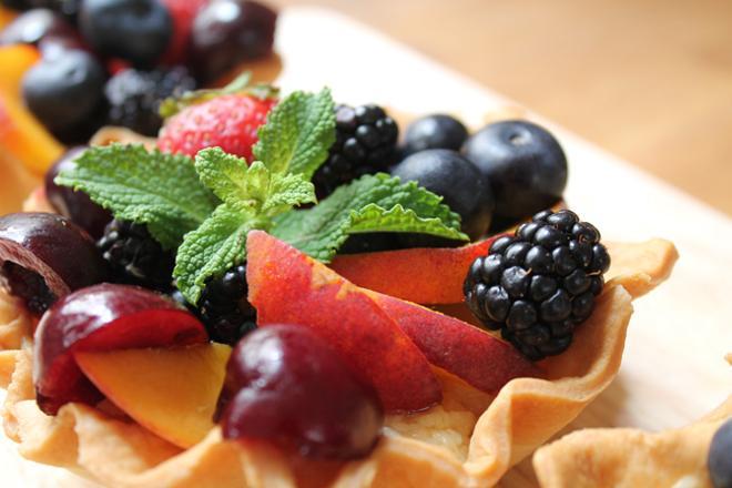 Postres de boda que sustituyen a la tarta: Tartaleta de frutas