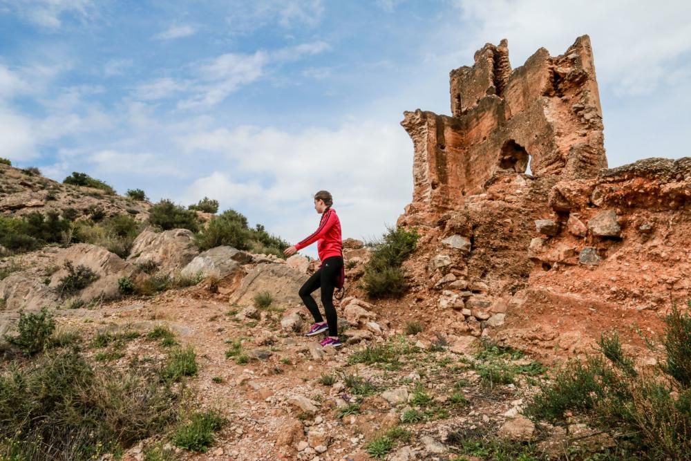 Derrumbe de parte de la Torre Taifal de Orihuela