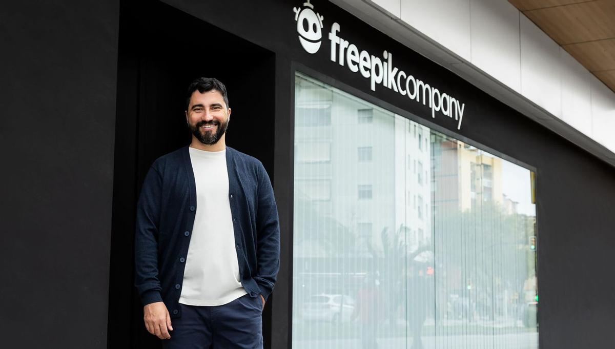 El CEO y confundador de Freepik, Joaquín Cuenca. | L. O.