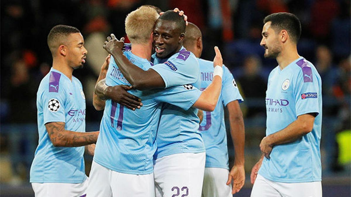 El Manchester City se deshace fácil del Shakhtar