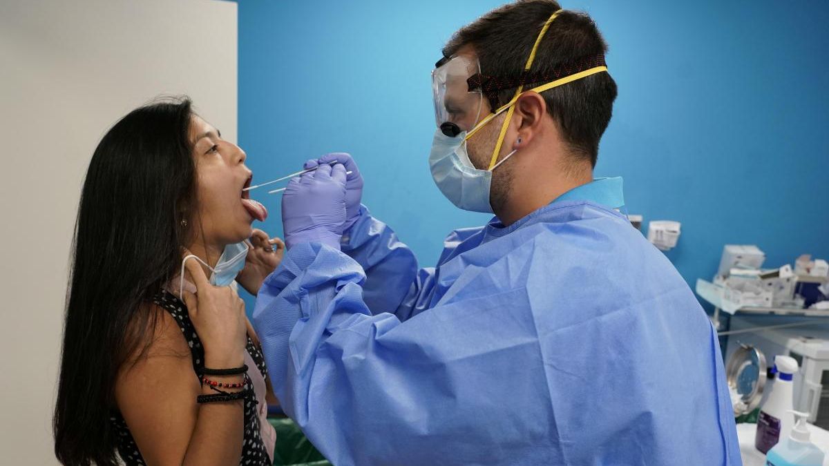 Test de coronavirus. Test de coronavirus.