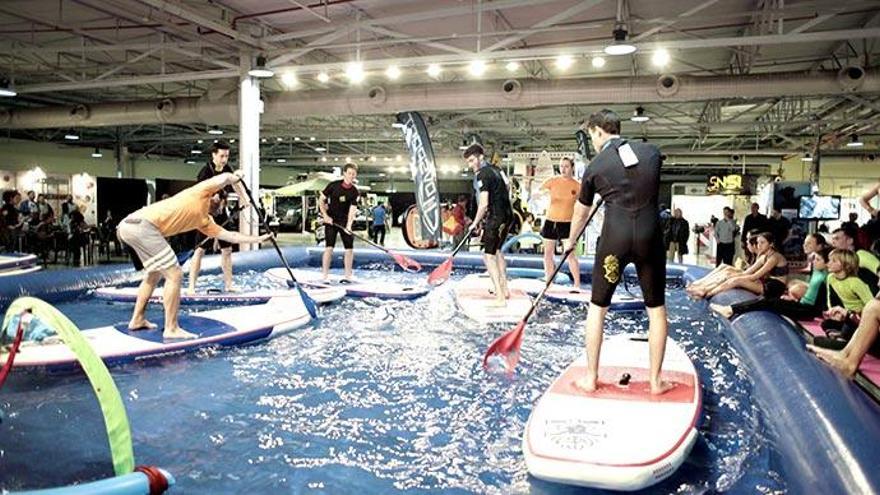 Piscina dedicada a actividades de superficie, donde se presentarán las novedades de  paddle surf o kayak
