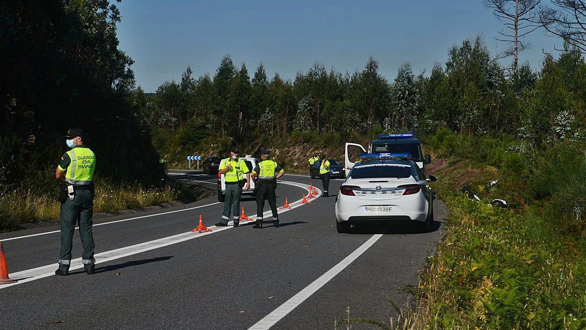 Uno de los tramos de la carretera de Carracedo en los que se registraron sucesos mortales.