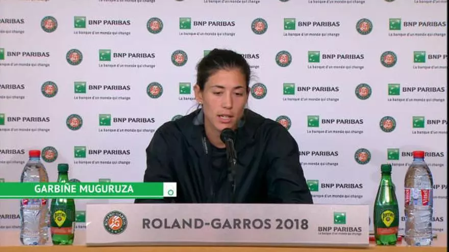 Muguruza: "He sabido jugar mejor los momentos importantes"