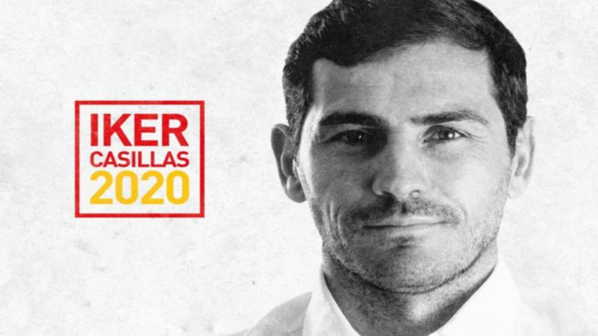 Iker Casillas, ya en campaña.