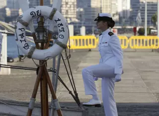 La fragata en la que se forma la Princesa Leonor hará escala en Gijón (y habrá visitas abiertas al público estos días)
