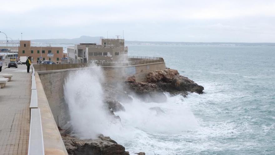 La borrasca Bella provoca grandes destrozos en el Port d'Andratx