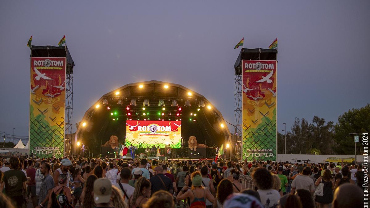 Uno de los escenarios del Rototom.