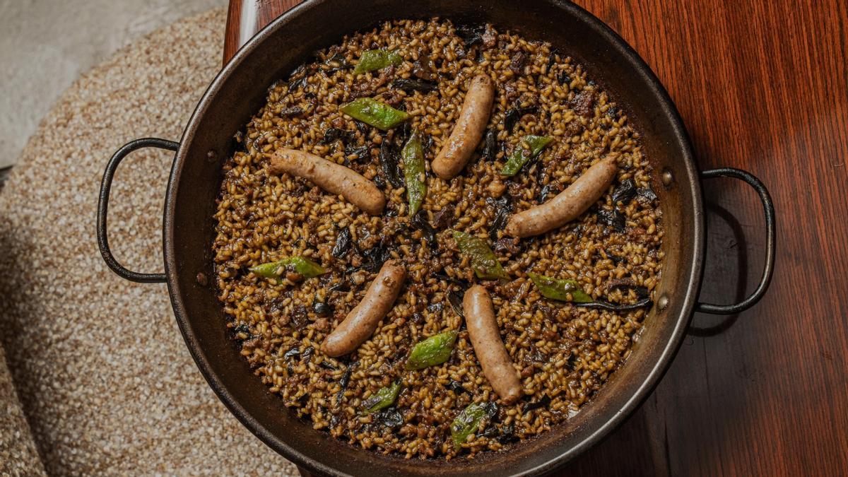 El arroz de butifarra, trompetas de la muerte y judía perona de Finca Nebot, Malparit y Madre Taberna.