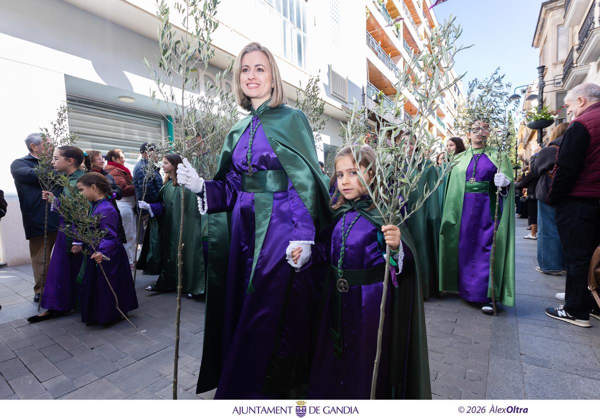 Gandia abre la Semana Santa con el Domingo de Ramos y el Vía Crucis Viviente
