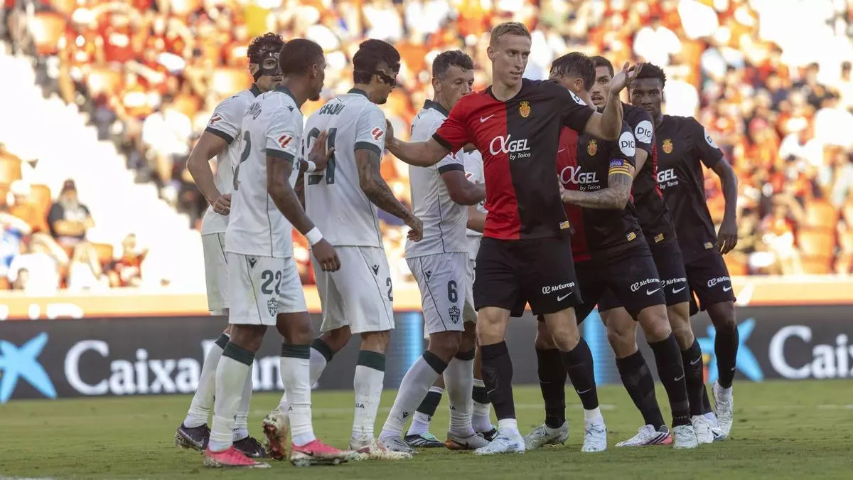 El Mallorca, mucho equipo y poco fútbol