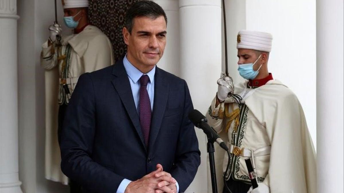 El presidente del Gobierno, Pedro Sánchez, durante su visita a Argel, capital de Argelia, el pasado 8 de diciembre de 2020.