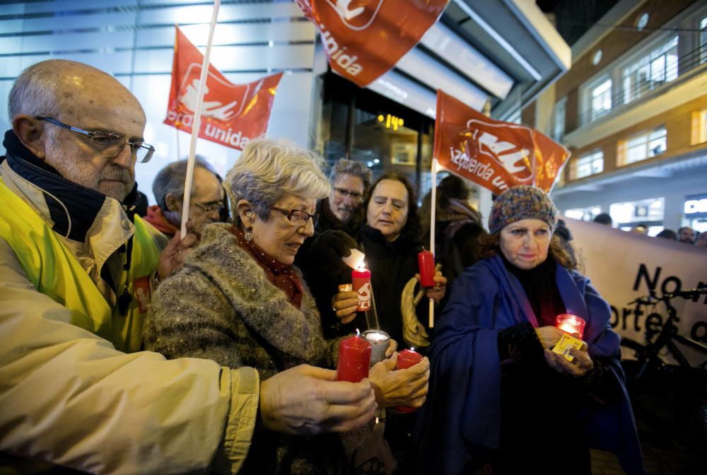 Manifestación contra la pobreza energética en Madr