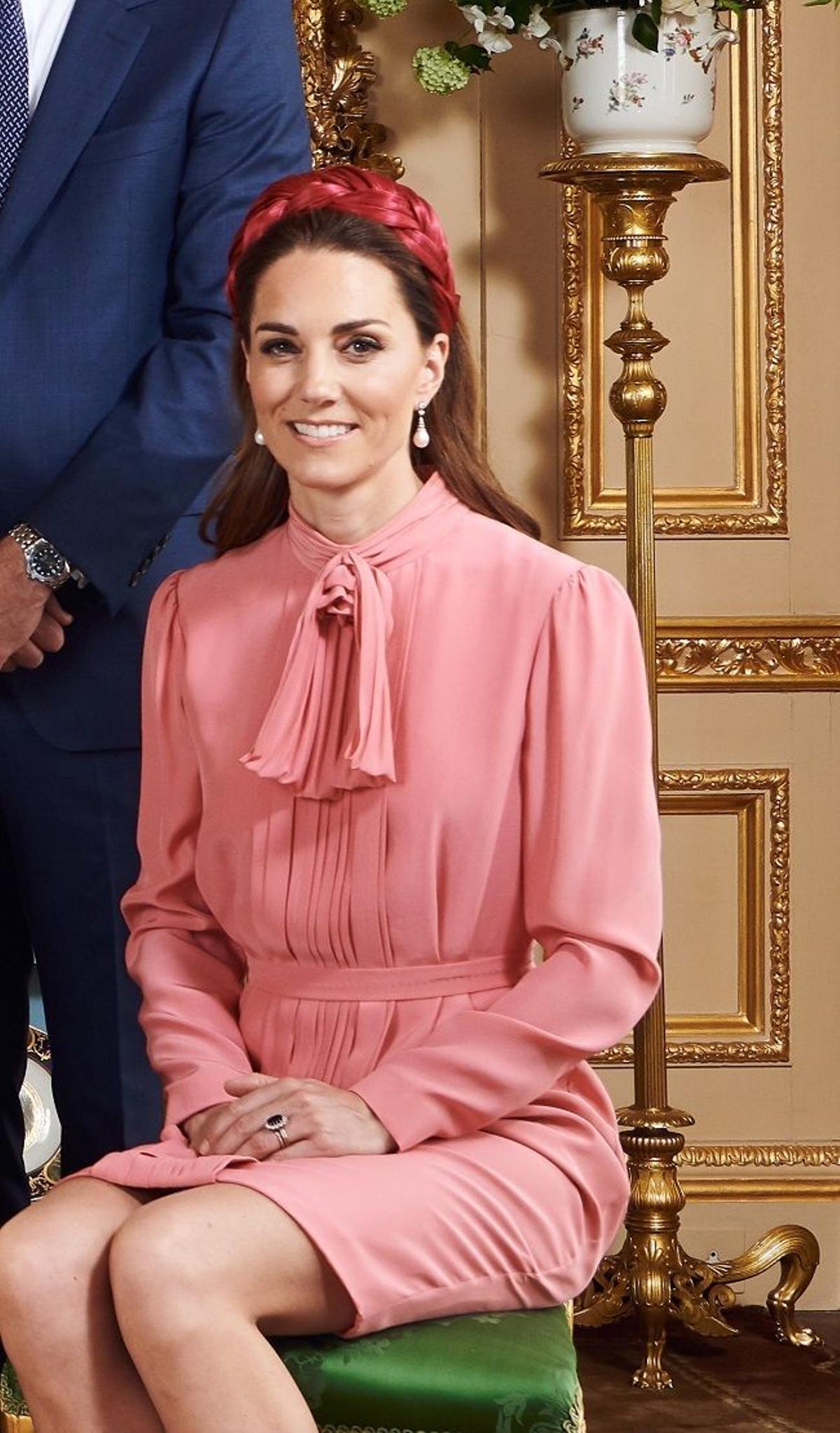 Kate Middleton, con diadema trenzada en el bautizo de Archie Harrison