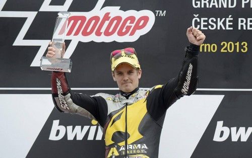 Carrera de Moto2 disputada en el circuito de Brno que ha ganado el piloto Mika Kallio.