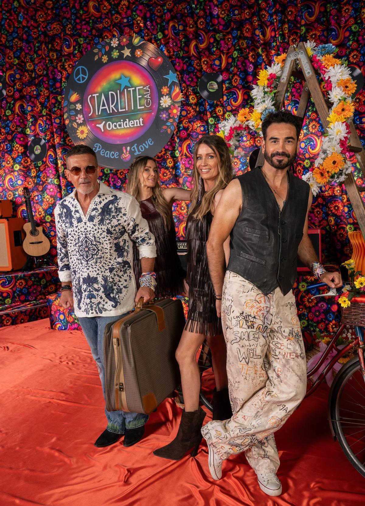 Antonio Banderas, Nicole Kimpel, Barbara Kimpel y Frederic Lerner Antonio Banderas, Nicole Kimpel, Barbara Kimpel y Frederic Lerner
