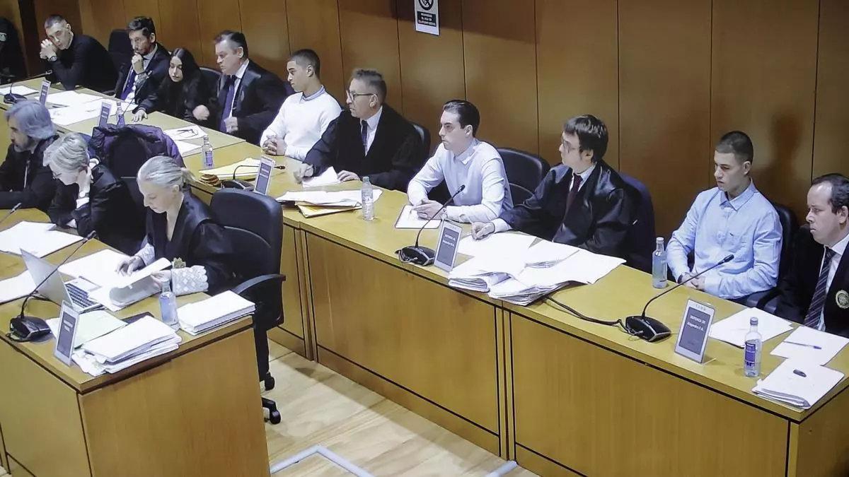 Sesión de este lunes del juicio por el asesinato de Samuel Luiz.