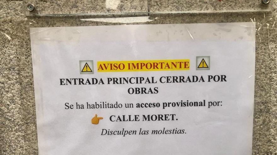 El edificio de Pintores 10, de la Diputación de Cáceres, modifica temporalmente su acceso por obras de accesibilidad